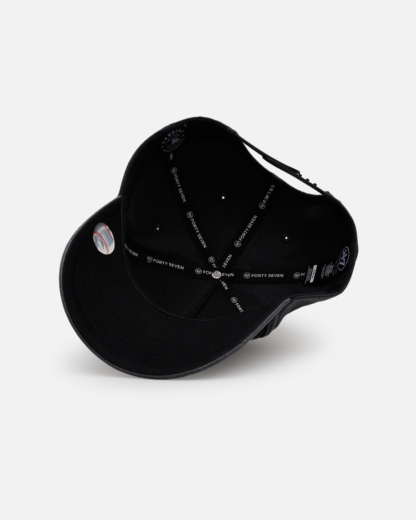 47 Brand Chicago White Sox 'Washed Black' Snapback Hat - Adjustable Baseball Cap for Men & Women - Perfect for Sports Games, Casual Wear & Fan Collections