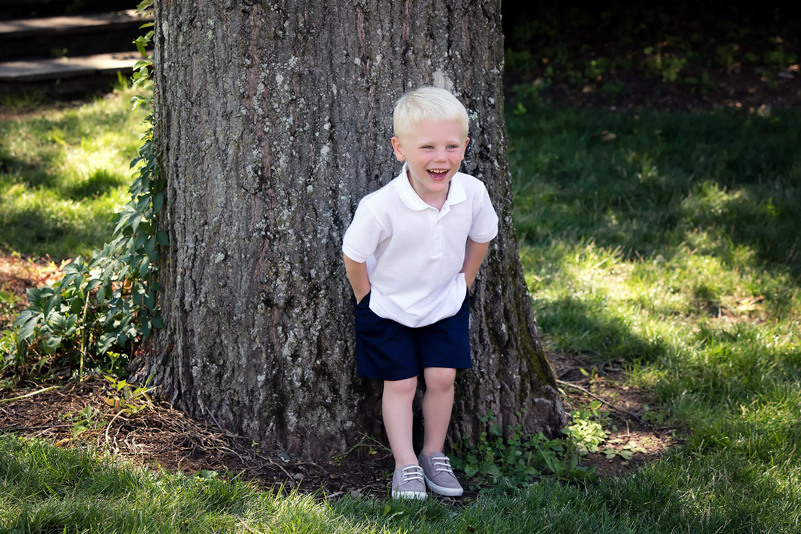 French Toast Boys' Husky Pull-on Twill Shorts - Comfortable School Uniform Pants for Kids - Perfect for Classroom, Playtime & Everyday Wear