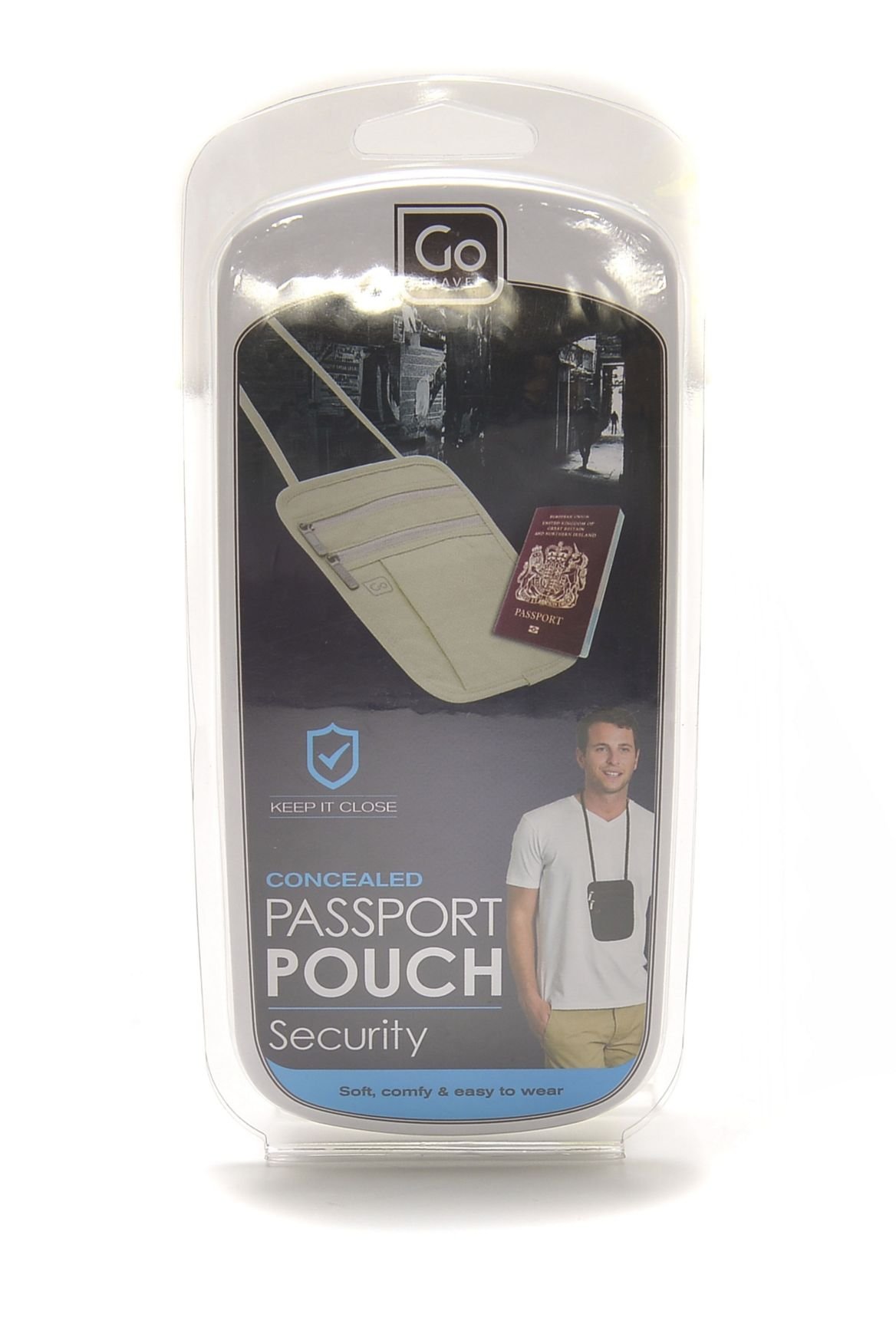 Go Travel RFID Blocking Passport Holder - Secure Travel Wallet for Passport, Credit Cards & Cash - Perfect for International Trips & Airports