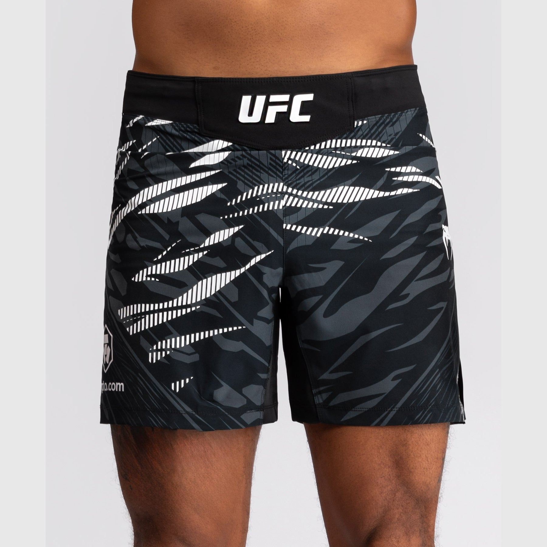 Venum UFC Fusion Authentic Fight Night Men's MMA Shorts - Personalized Custom Fight Shorts for Training & Competition (Black) | Perfect for MMA, BJJ, Muay Thai & Combat Sports