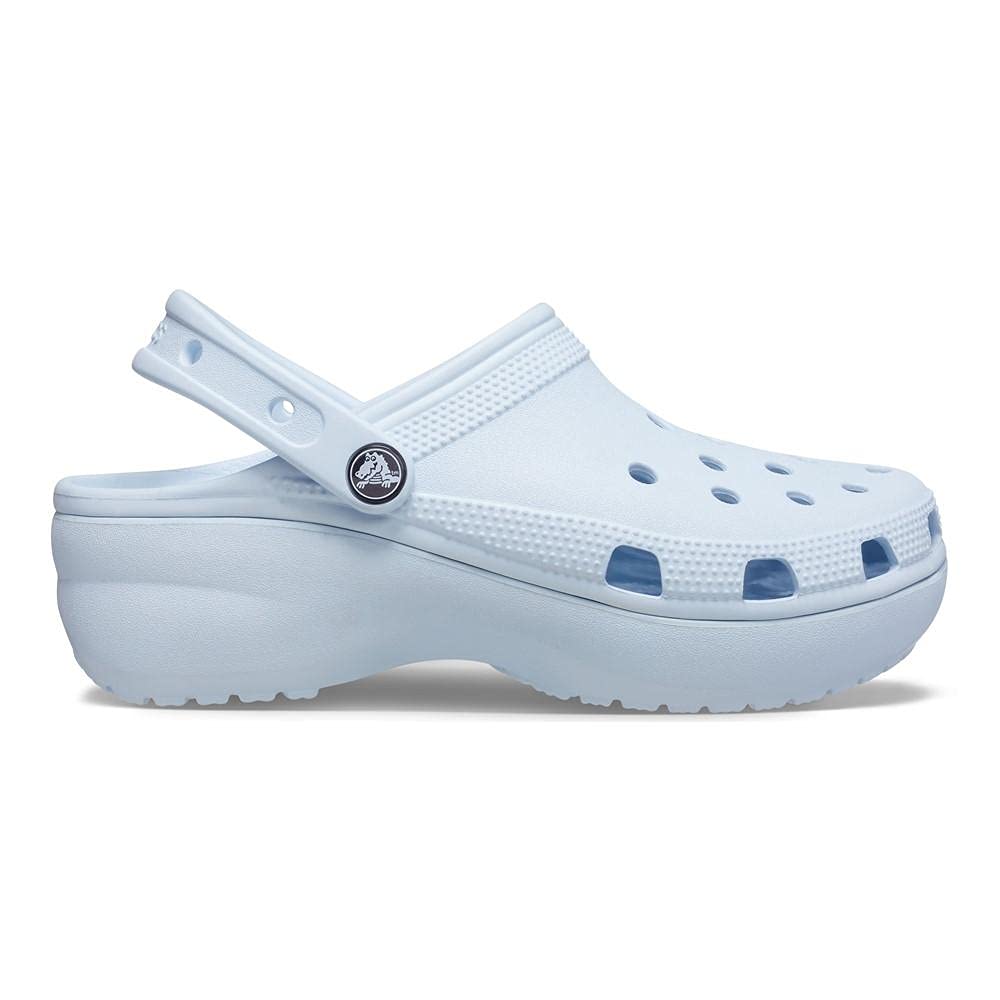 Crocs Women's Classic Platform Clog - Comfortable Slip-On Shoes for Women, Lightweight & Cushioned - Perfect for Casual Wear, Work, and Outdoor Activities