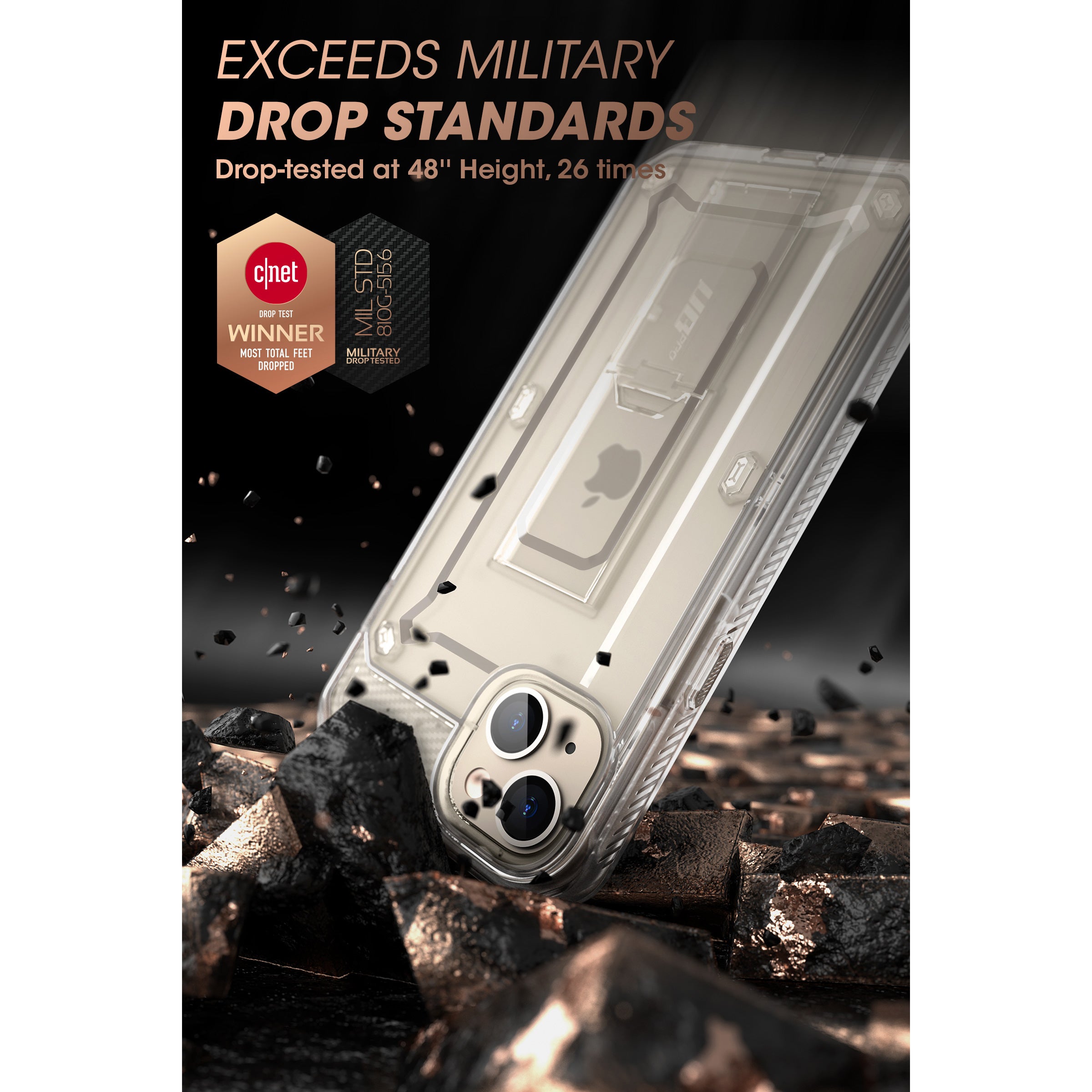 iPhone 14 Plus Case 6.7 Inch | Unicorn Beetle PRO Clear Rugged Protective Cover | Shockproof & Scratch Resistant | Perfect for Outdoor, Work & Daily Use