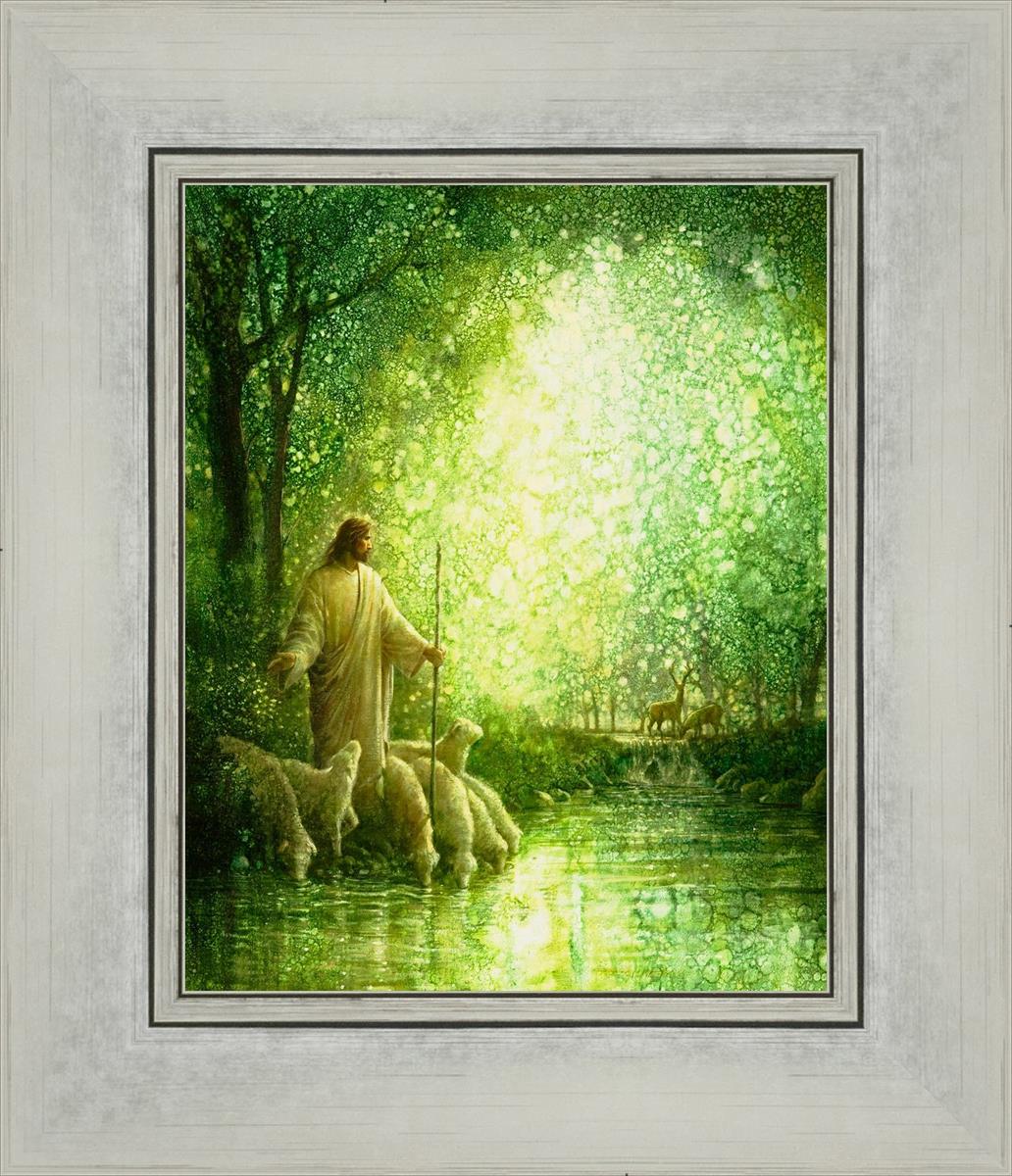 Feed My Sheep By Yongsung Kim - Inspirational Christian Wall Art for Home & Church Decor - Perfect for Living Room, Bedroom & Office