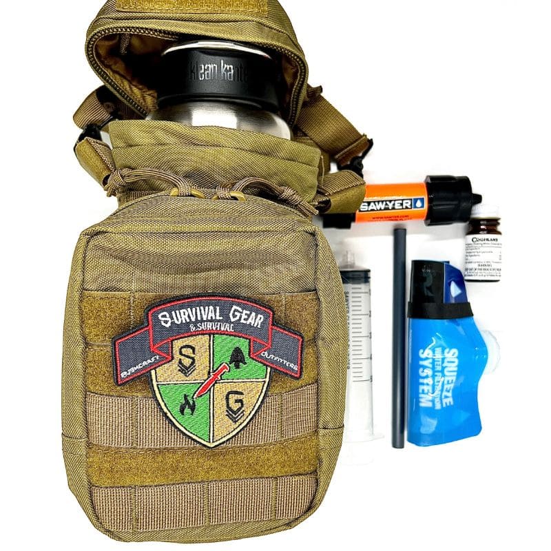 Emergency Survival Water Kit - Portable Water Filtration System for Camping, Hiking & Disaster Preparedness - Perfect for Outdoor Adventures & Emergency Situations