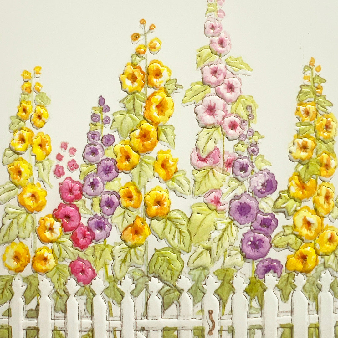 Picket Fence Mini Note Cards Set of 8 - Elegant Stationery for Thank You Notes, Wedding Invitations & Special Occasions