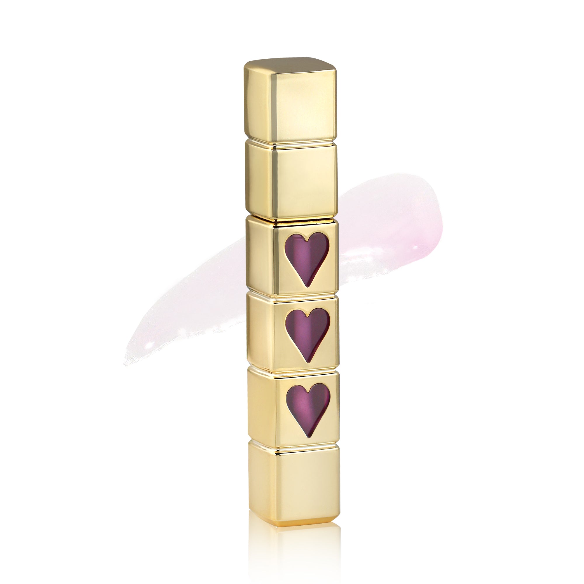 Heart-Shaped Lip Gloss - Hydrating & Shiny Lip Gloss for Women - Perfect for Valentine's Day, Date Night & Everyday Wear
