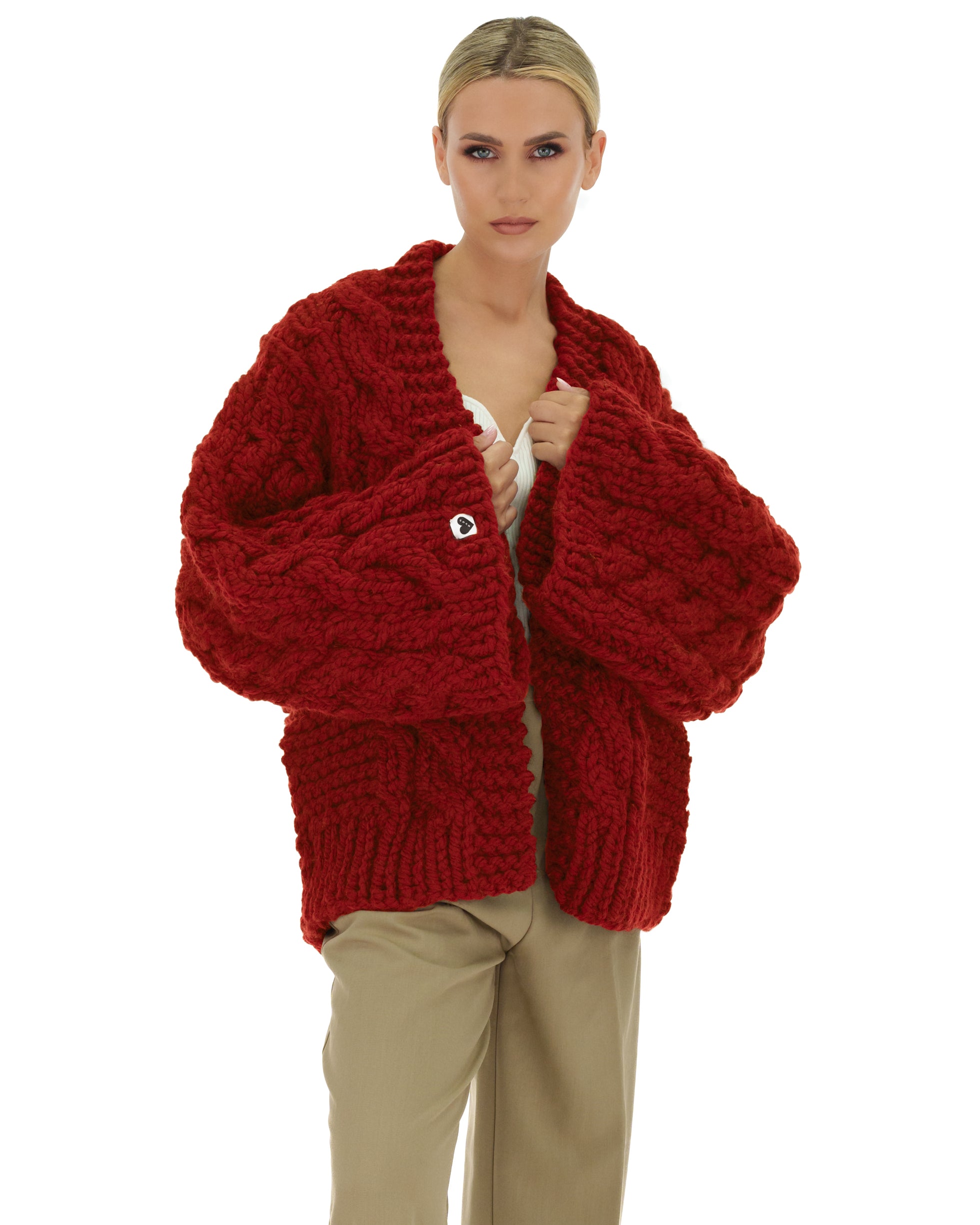 Cozy Cable Knit Cardigan Sweater for Women - Soft Chunky Knit Open Front Long Sleeve Wrap - Perfect for Fall, Winter & Layering Outfits