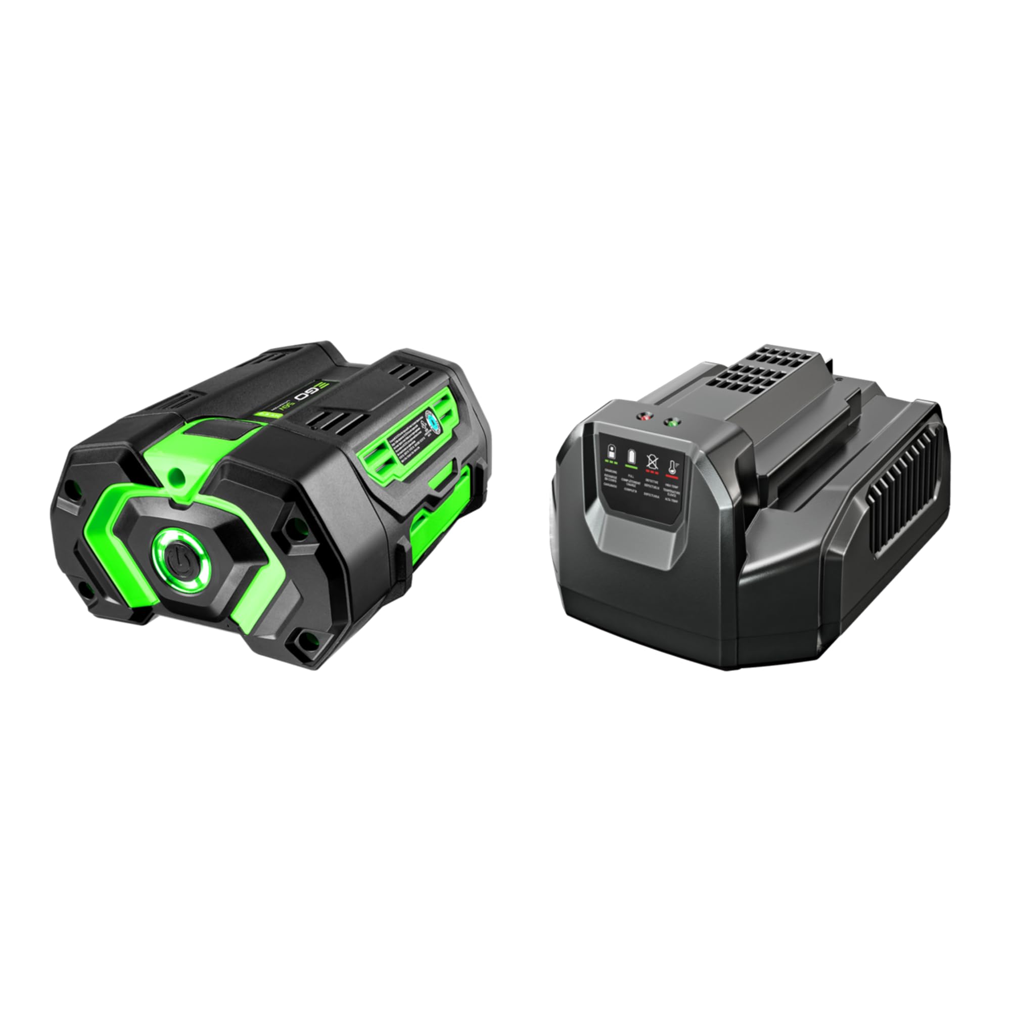 EGO POWER+ 56V 5.0Ah Lithium-Ion Battery with Rapid Charger (SKA2800T) - Compatible with EGO Lawn Mowers, String Trimmers & Power Tools - Perfect for Landscaping & Yard Maintenance