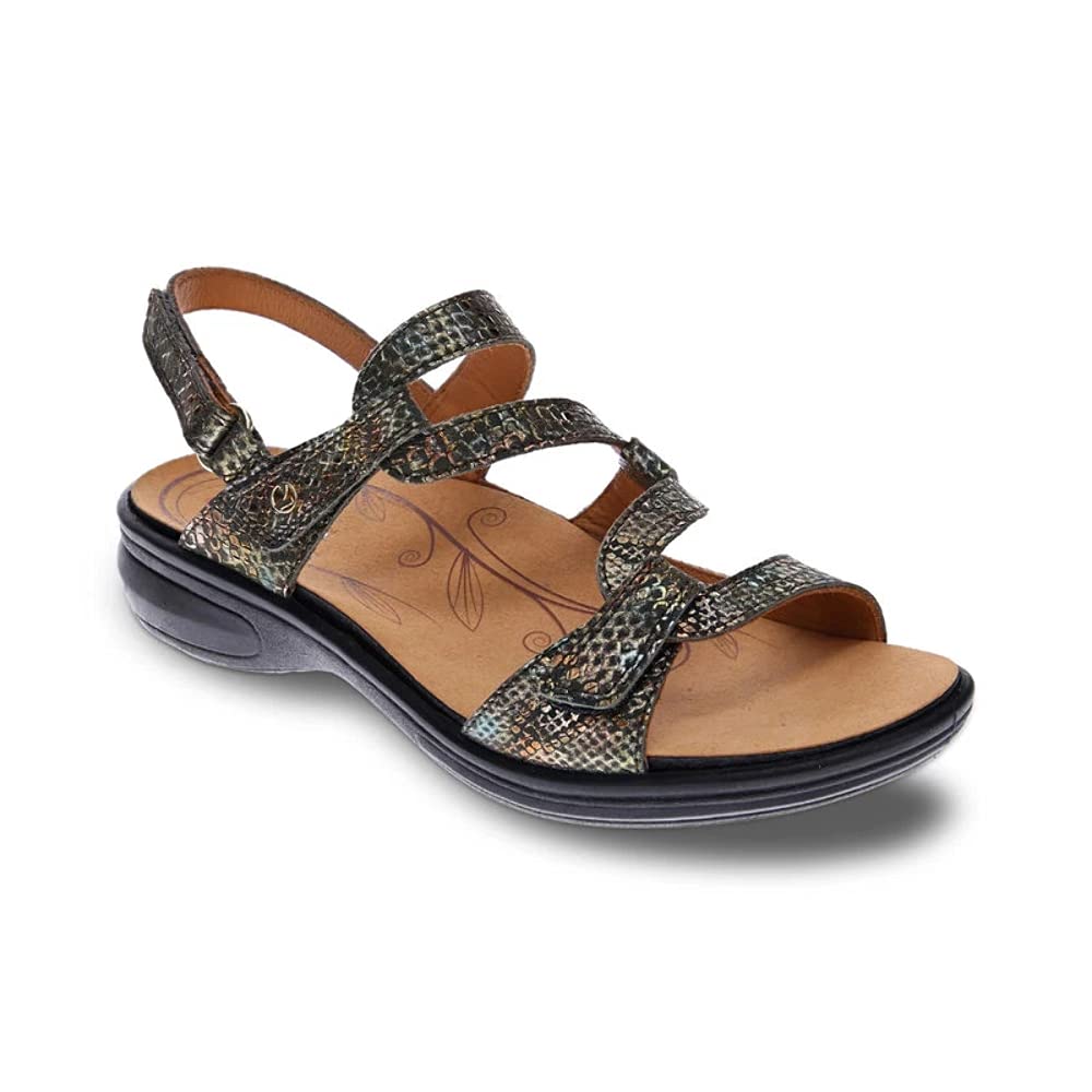 Revere Women's Miami Leather Sandals - Comfortable & Stylish Summer Casual Footwear for Beach, Vacation & Everyday Wear