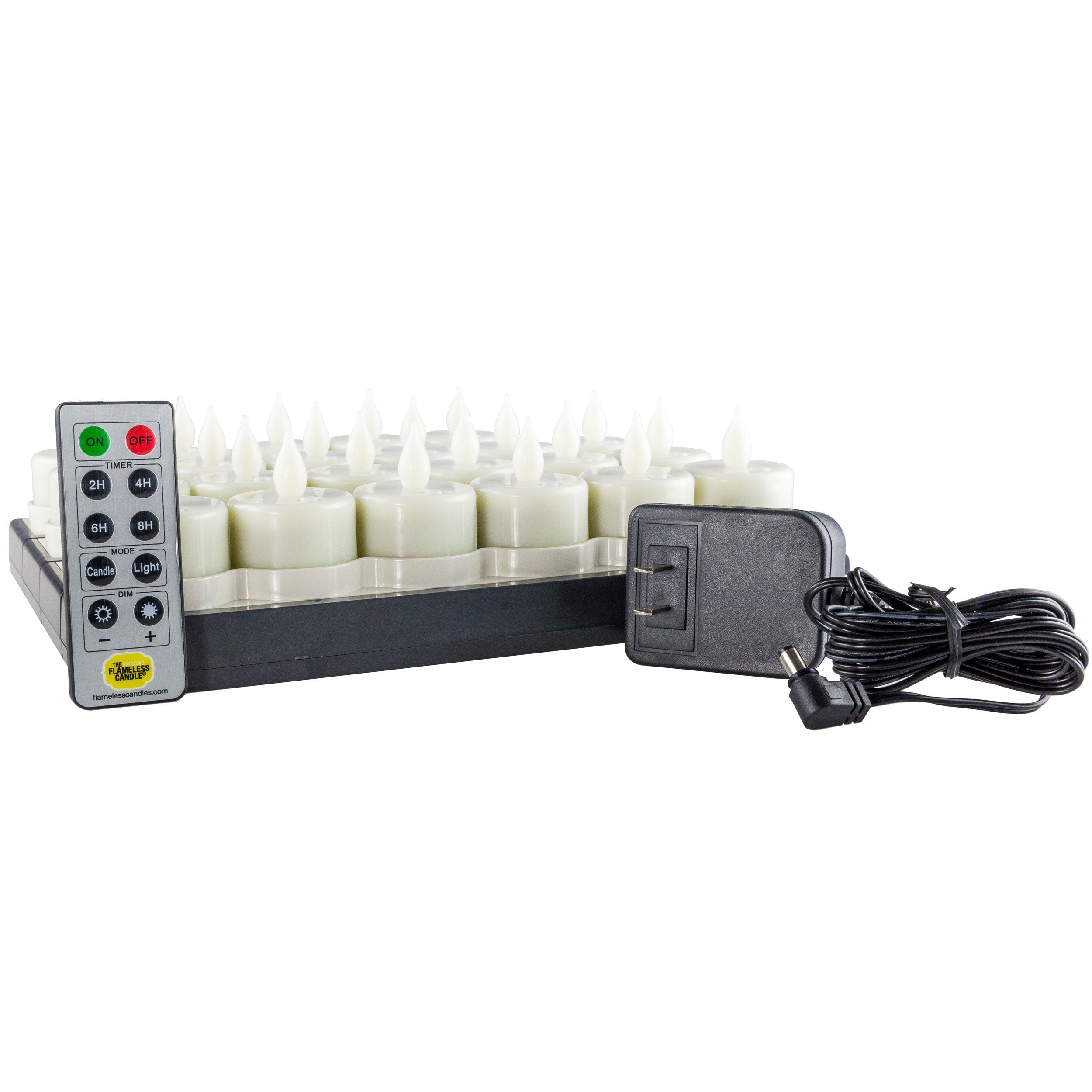 Premium Flameless LED Candle Warmer - 6-Piece Warm White Starter Set for Home Decor, Wedding Centerpieces & Relaxing Ambiance