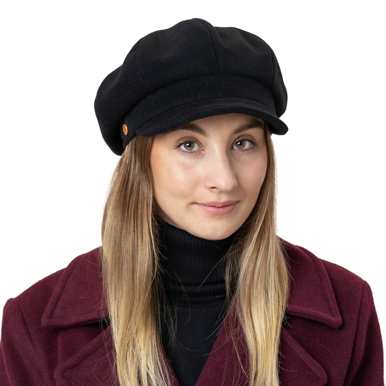 Stylish Women's Newsboy Cap - Vintage Beret Hat for Women - Made in EU - Perfect for Casual Outfits, Fall Fashion & Photoshoots