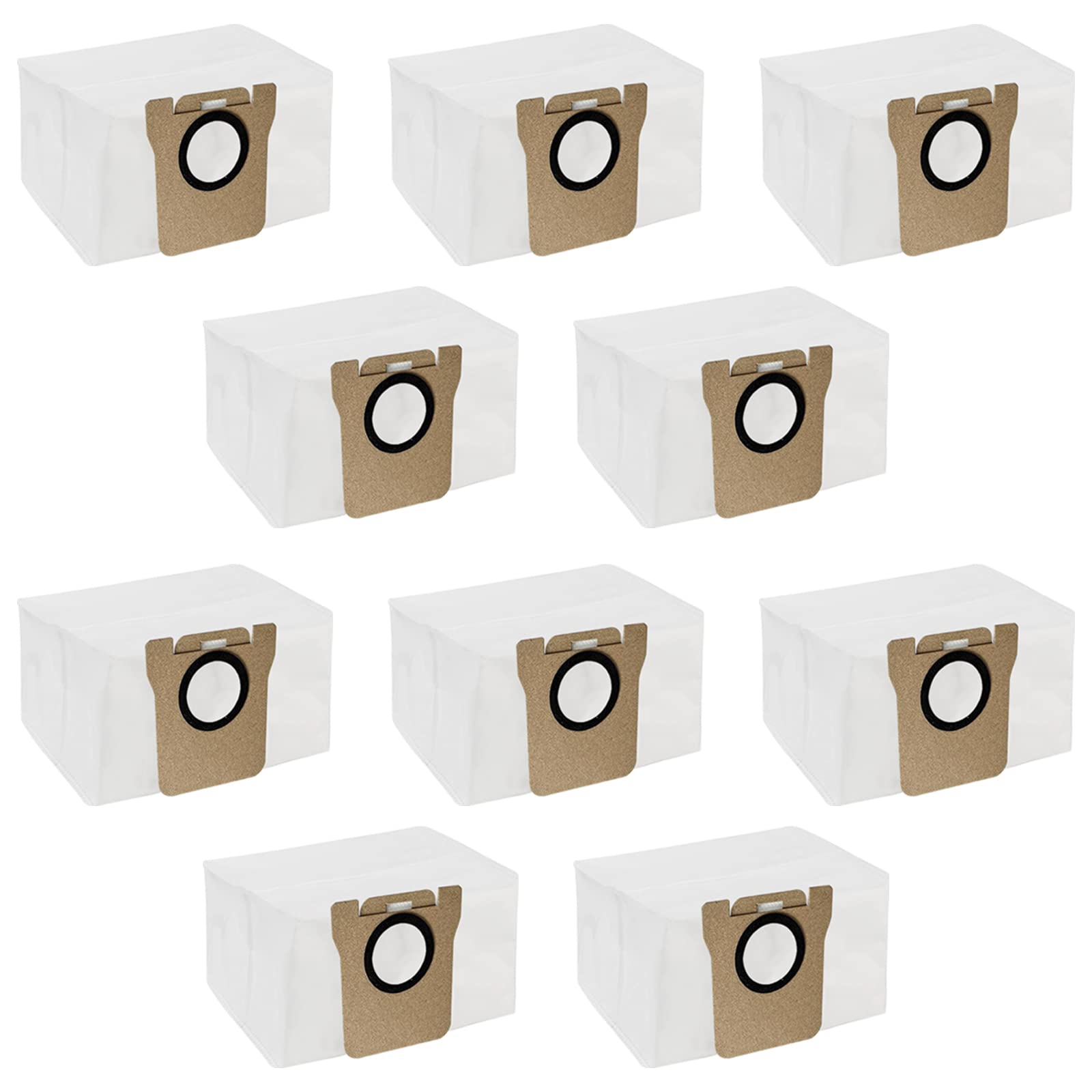 Kingsea Replacement Dust Bags for ECOVACS DEEBOT X1 OMNI Turbo Robot Vacuum Cleaner - 6 Pack High-Efficiency HEPA Filter Bags - Perfect for Pet Hair, Allergies & Deep Cleaning Smart Homes