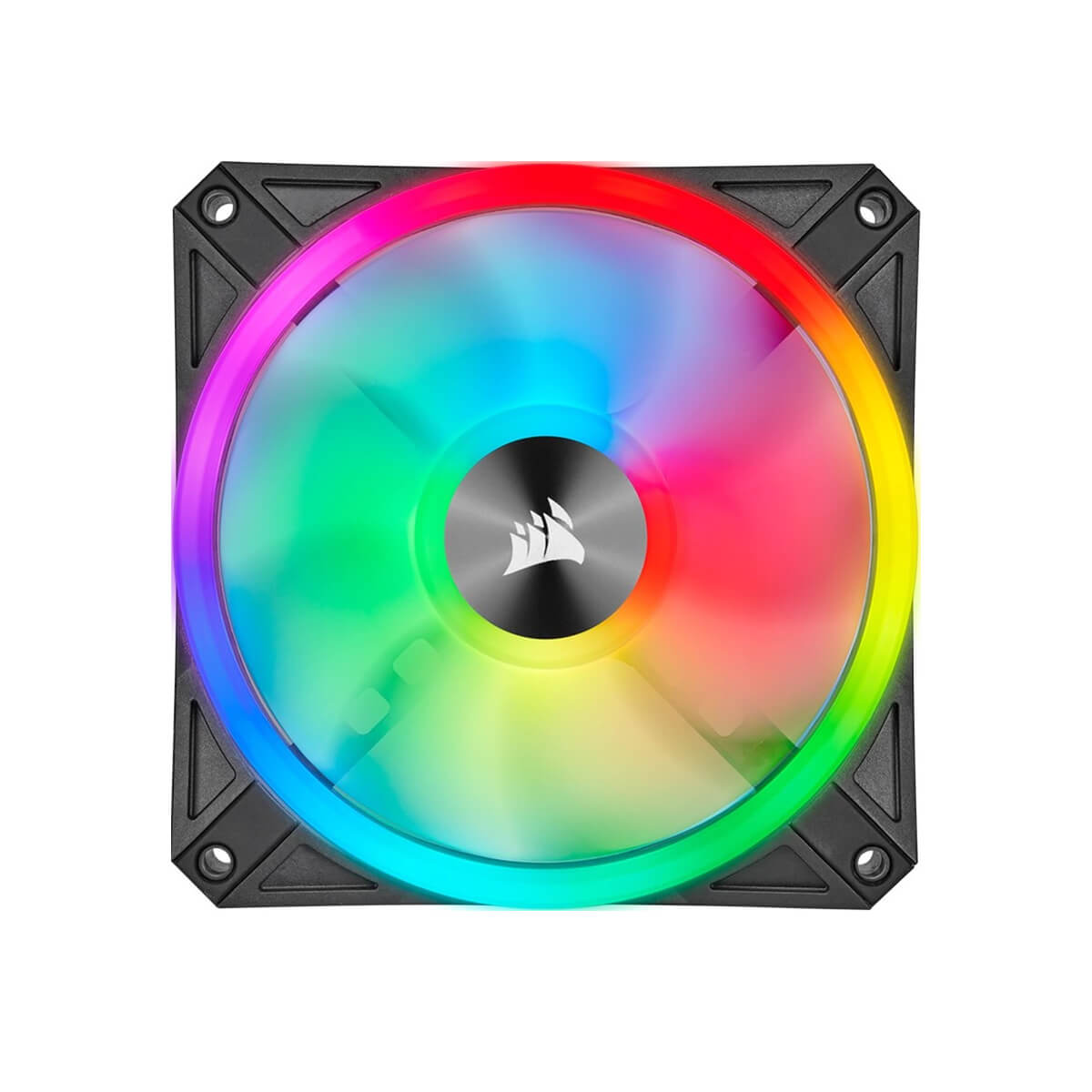 Corsair iCUE QL140 RGB 140mm PWM PC Cooling Fan - Dual RGB Lighting Loop - High Airflow - for Gaming PC, Case Cooling, and Custom Water Cooling Systems