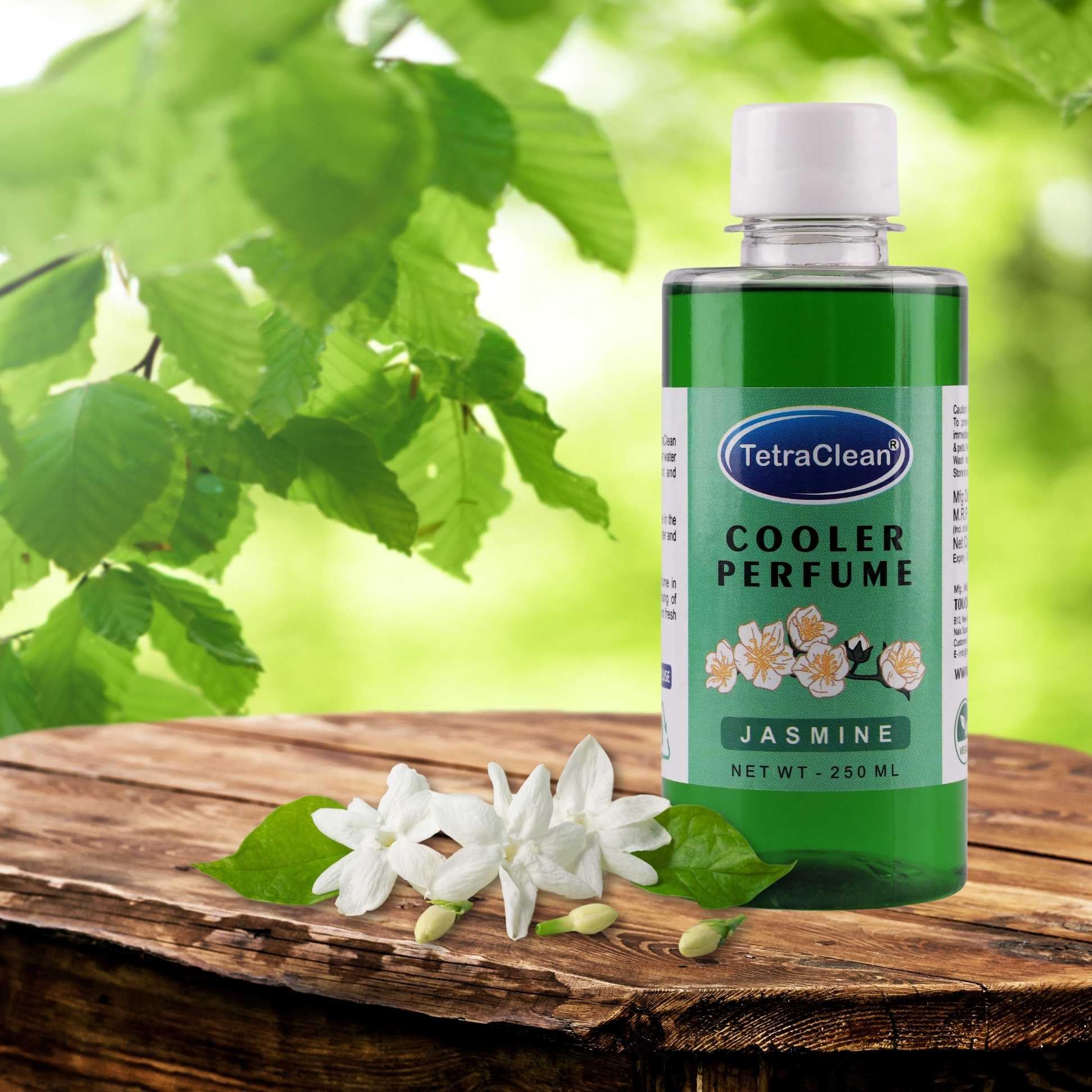 Tetraclean Cooler Perfume & Aroma Diffuser Oil - Long Lasting Jasmine Fragrance for Coolers | Multipurpose Scented Oil for Home, Office, and Commercial Use | Perfect for Air Freshening, Relaxation, and Creating a Pleasant Atmosphere