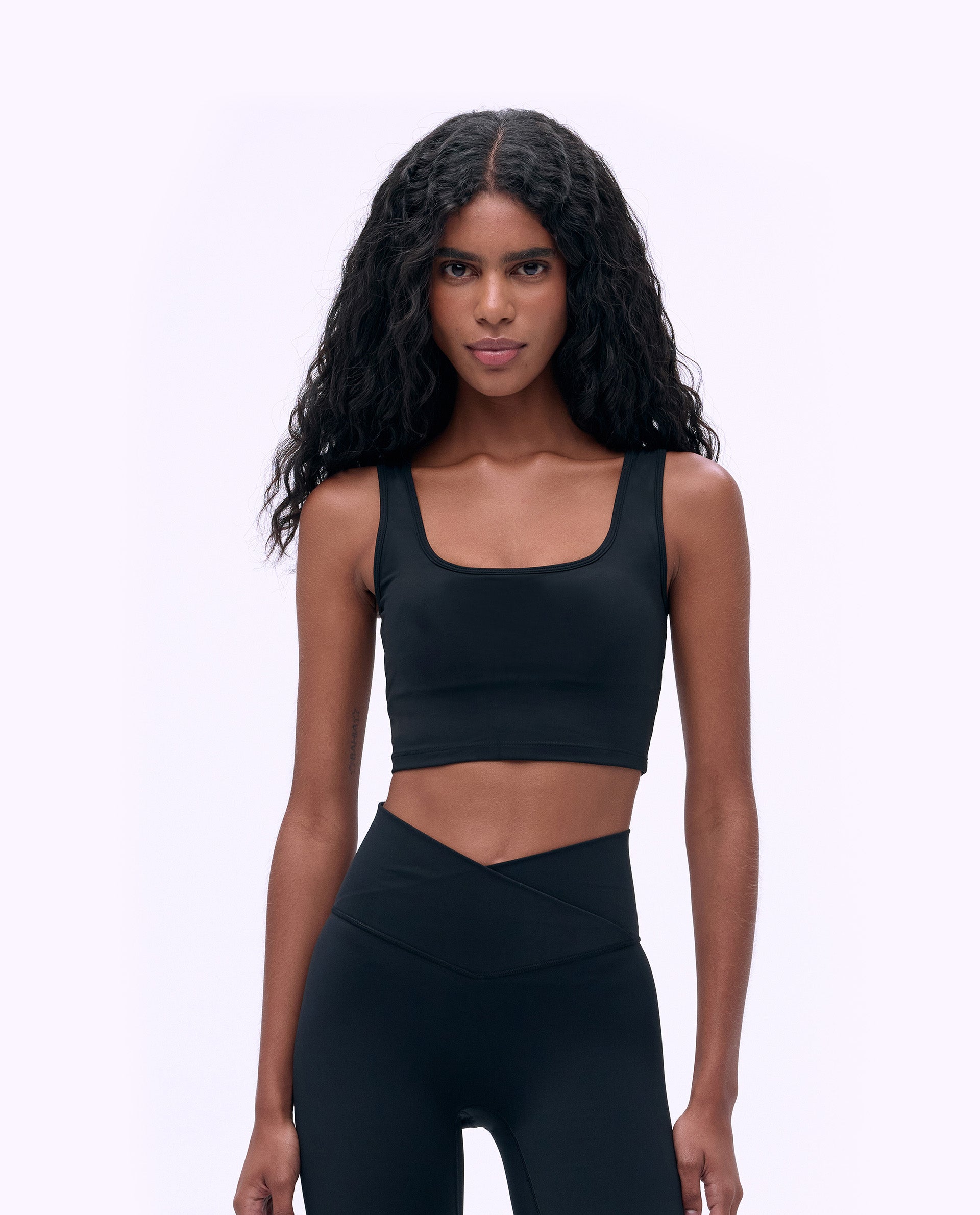Ultimate Square Neck Bra - Black | Comfortable & Supportive Women's Underwear for Everyday Wear & Layering