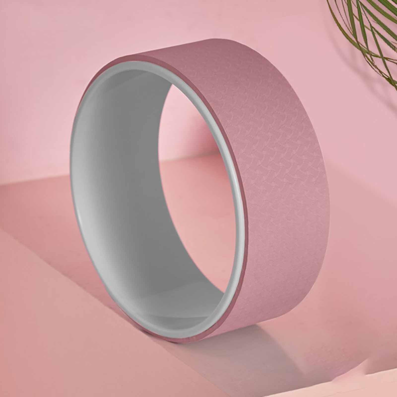 Chirp Wheel Yoga Back Roller for Back Pain Relief - Pink & Purple Massage Wheel for Fitness, Stretching, Gym, Yoga & Dance - Home & Studio Use for Spinal Alignment & Muscle Relaxation