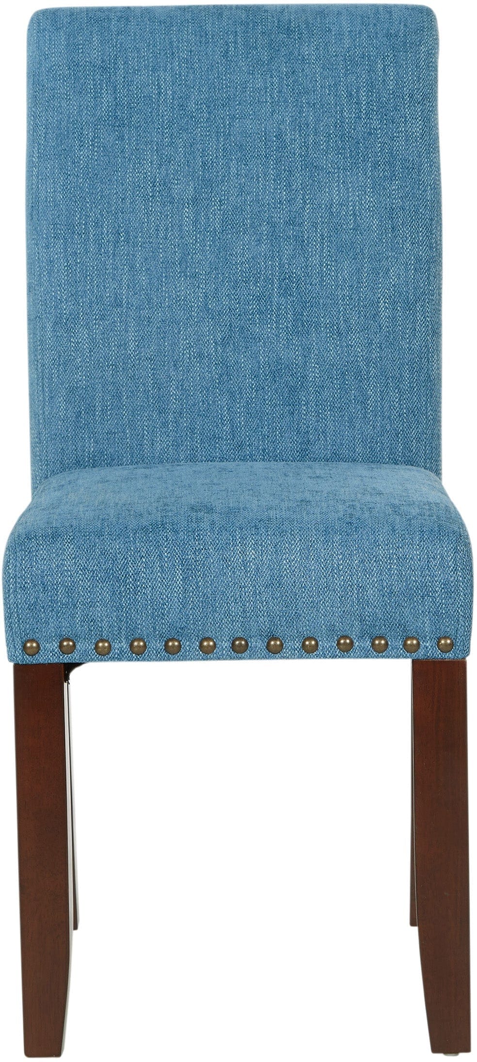 Office Star Parsons Dining Chair - Modern Wooden Dining Chair with Upholstered Seat [MET87] - Perfect for Kitchen, Dining Room, and Office Use