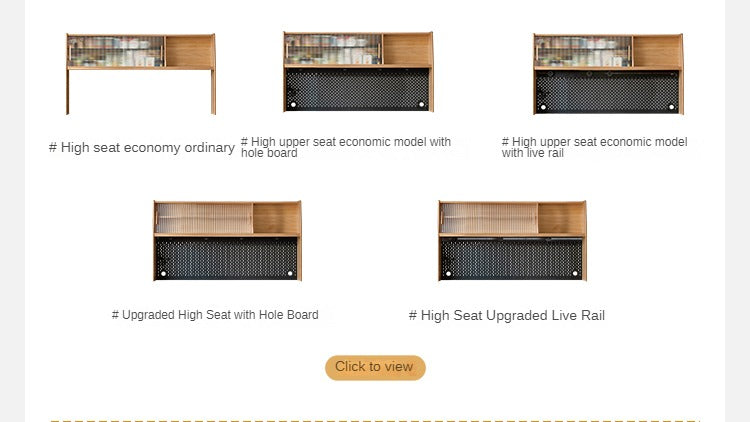 Oak Solid Wood Large Capacity Storage Sideboard - Rustic Buffet Cabinet for Dining Room, Living Room & Entryway Storage
