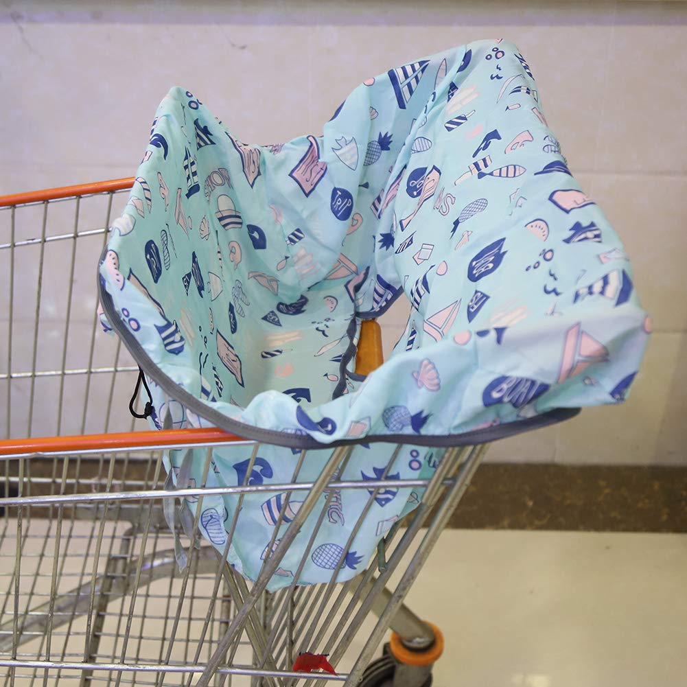 Baby Shopping Cart Cover - Portable, Soft & Washable High Chair Cover for Infants & Toddlers | Safe & Hygienic for Grocery Stores, Restaurants & Travel