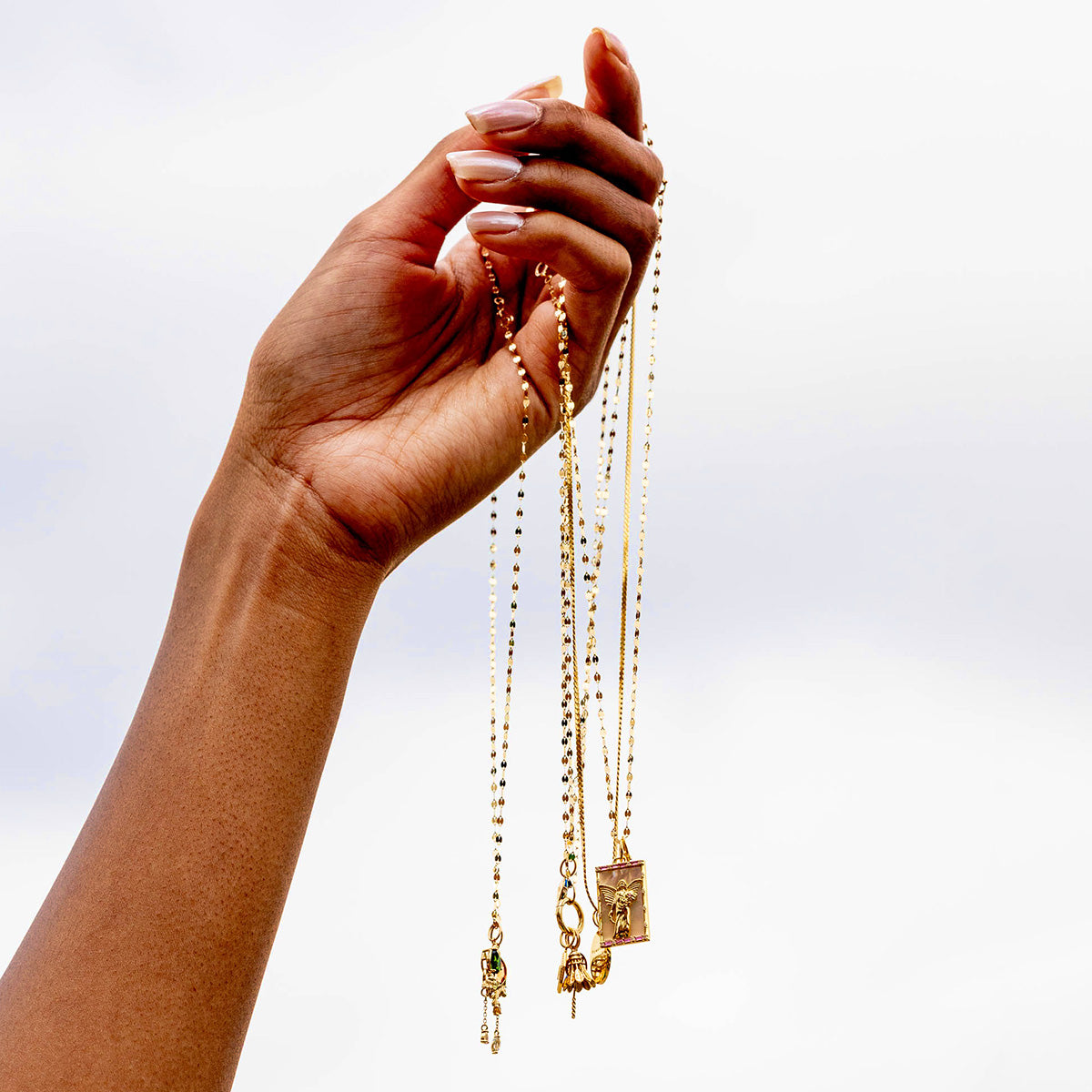 Regan Smith x Local Eclectic Goddess Nike Charm Necklace - Dainty Gold Jewelry for Women - Perfect Gift for Athletes, Sports Lovers & Fashionistas - Wear Daily, Gym or Special Occasions