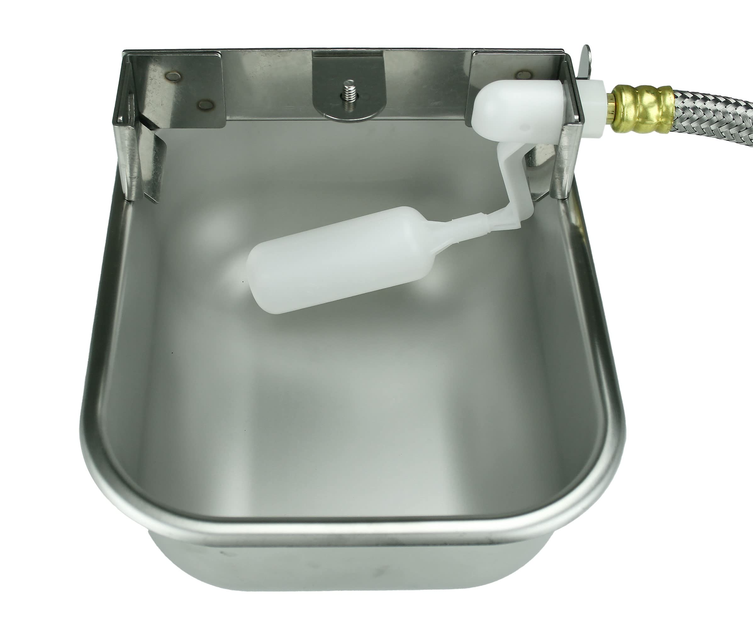 Rust-Proof Stainless Steel Automatic Dog Water Bowl Dispenser for Outdoor Use - Easy to Clean & Sanitize, Quick Setup with Fresh Water Refill - Ideal for Dogs, Pets, and Farm Animals - Perfect for Backyards, Kennels, and Barns