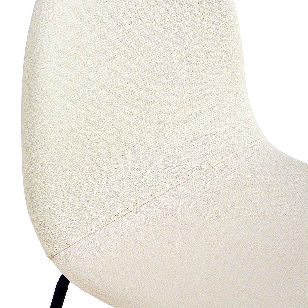 Archie Fabric Dining Chairs (Set of 2) - Modern Comfortable Upholstered Kitchen Chairs for Dining Room, Breakfast Nook & Small Spaces
