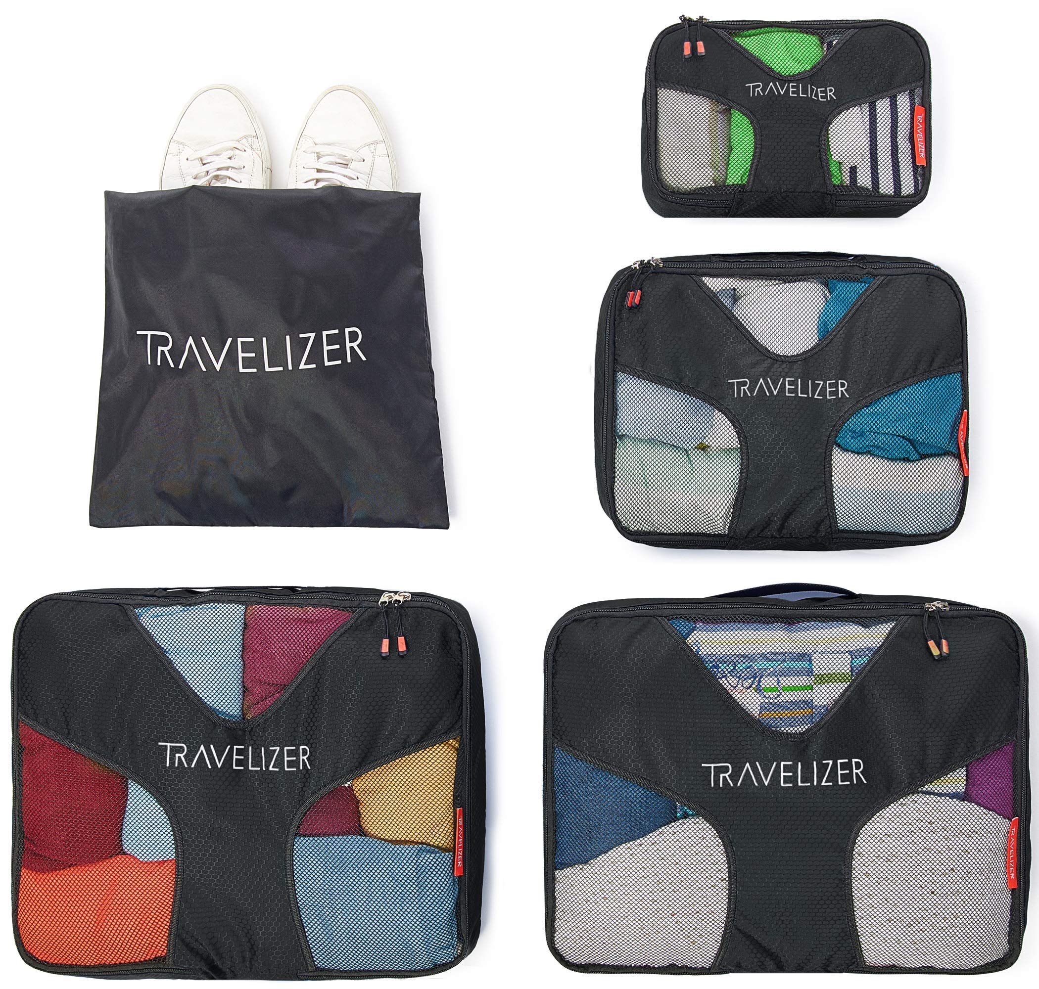 5-Piece Travel Packing Cubes Set - Lightweight Luggage Organizers for Suitcases & Backpacks | Perfect for Business Trips, Vacations & Weekend Getaways