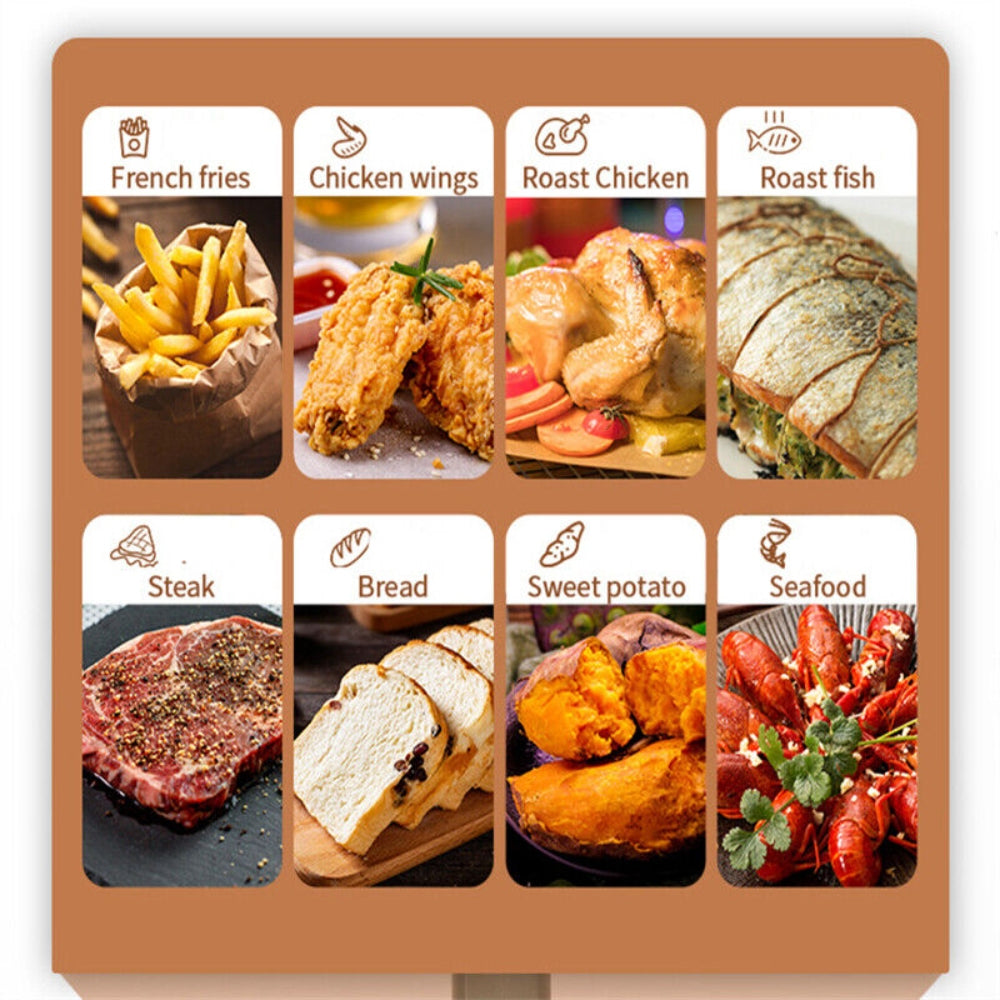 100PCS Air Fryer Disposable Paper Liners - Non-Stick Parchment Baking Sheets for Easy Cleanup | Perfect for Roasting, Frying & Baking Chicken, Fries, Vegetables | Fits Most Air Fryer Models