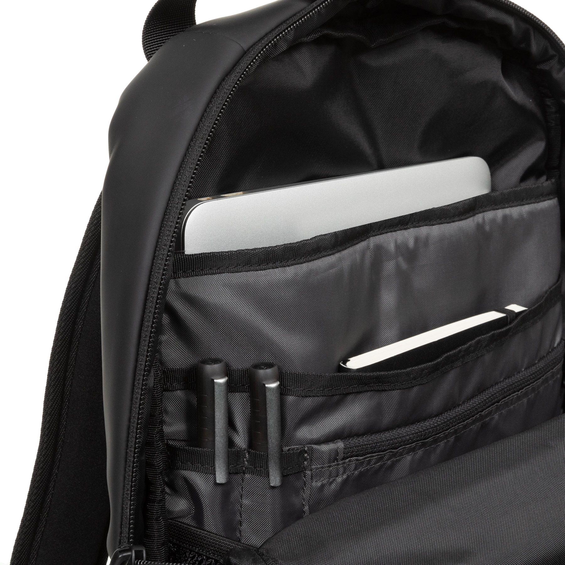 Eastpak Tecum Tote CNNCT F Backpack - Matte Black Water-Resistant Laptop Bag for Work, School & Travel