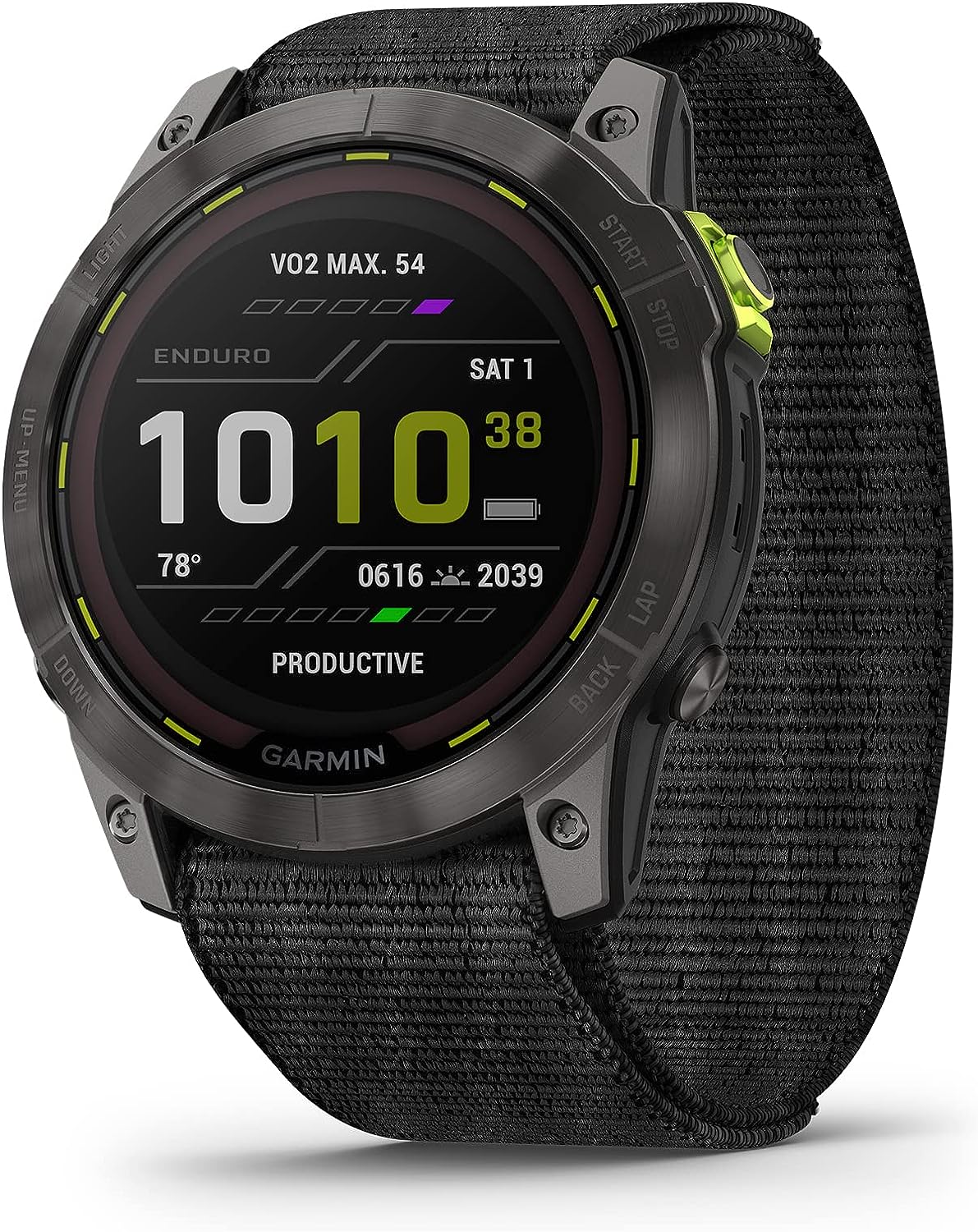 Garmin Enduro 2 Ultraperformance Solar GPS Multisport Watch - Rugged Outdoor Smartwatch for Running, Hiking & Cycling | Long Battery Life & Advanced Fitness Tracking