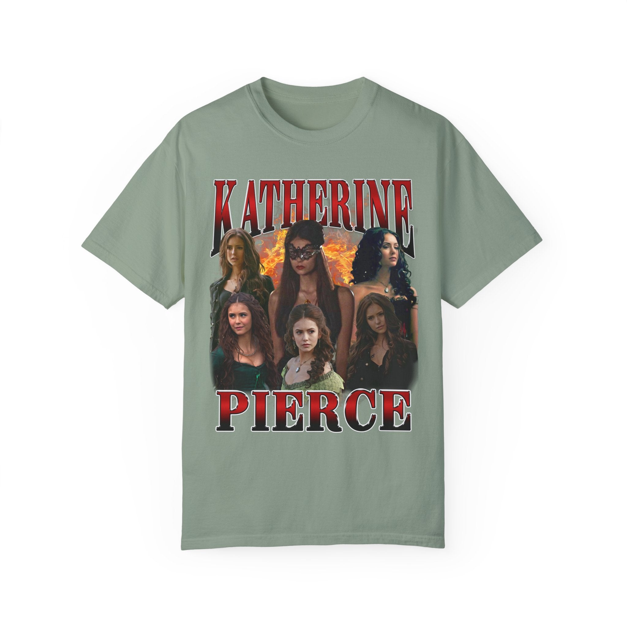 Katherine Pierce 90s Vintage T-Shirt | Retro TVD Inspired Tee | Perfect for Halloween, Cosplay & Casual Wear
