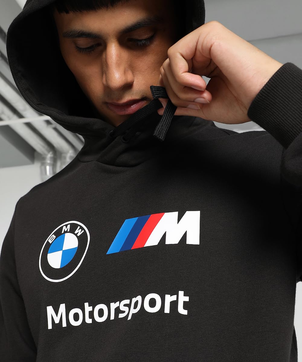 PUMA Men's BMW M Motorsport ESS Hoodie - Stylish & Comfortable Pullover for Casual Wear, Sports & Outdoor Activities