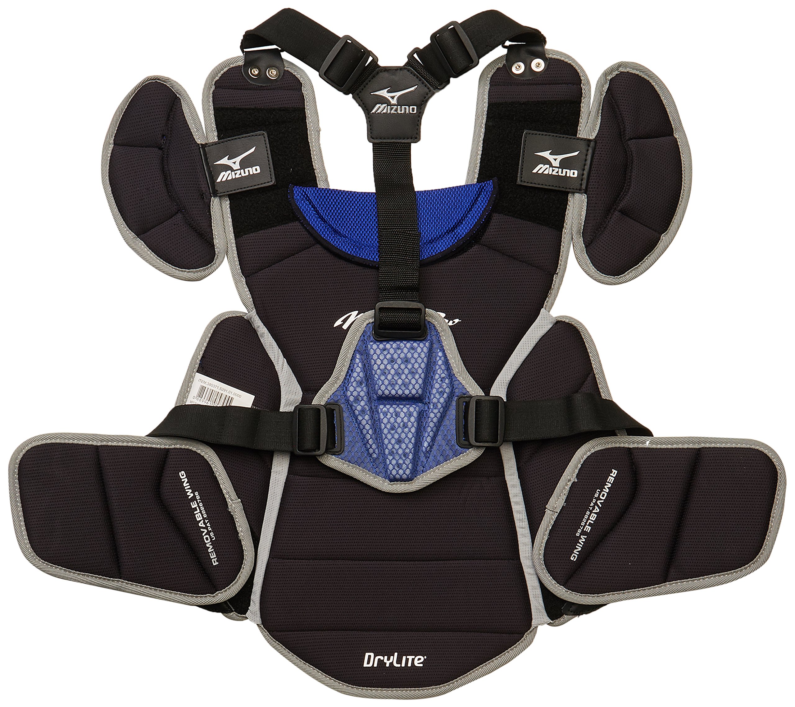 Mizuno Pro MPC115 Baseball Catcher Chest Protector - Lightweight & Durable for Youth & Adult Players - Perfect for Training, Games & Safety Protection