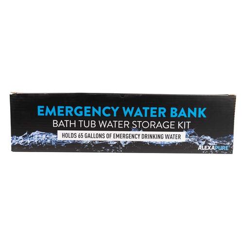 65 Gallon Heavy Duty Emergency Water Storage Tank with Pump - Portable & Easy to Use for Home, Camping, Hurricane Preparedness and Outdoor Survival