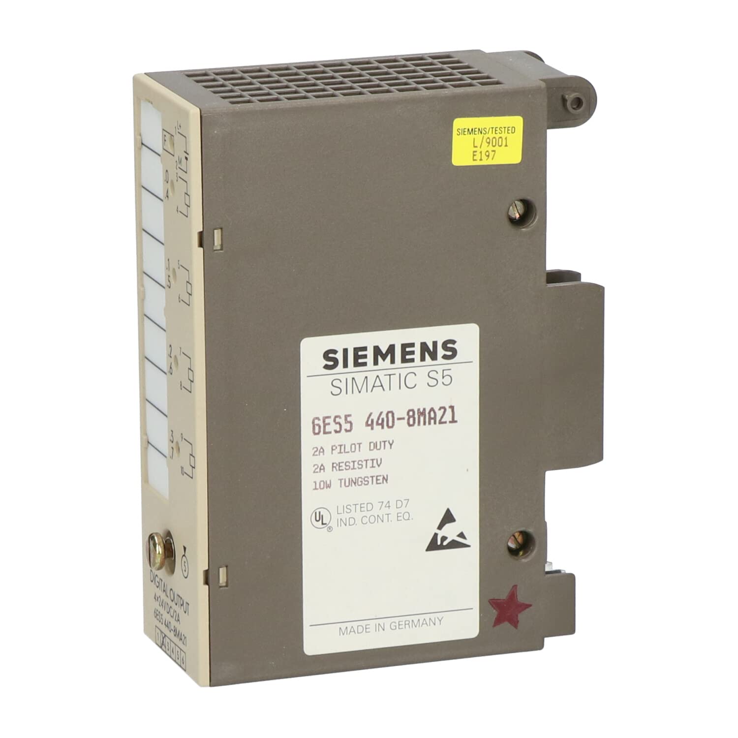 Original Siemens PLC Output Module SIMATIC 6ES5 440-8MA21 - Industrial Automation Control for Manufacturing & Machinery Applications