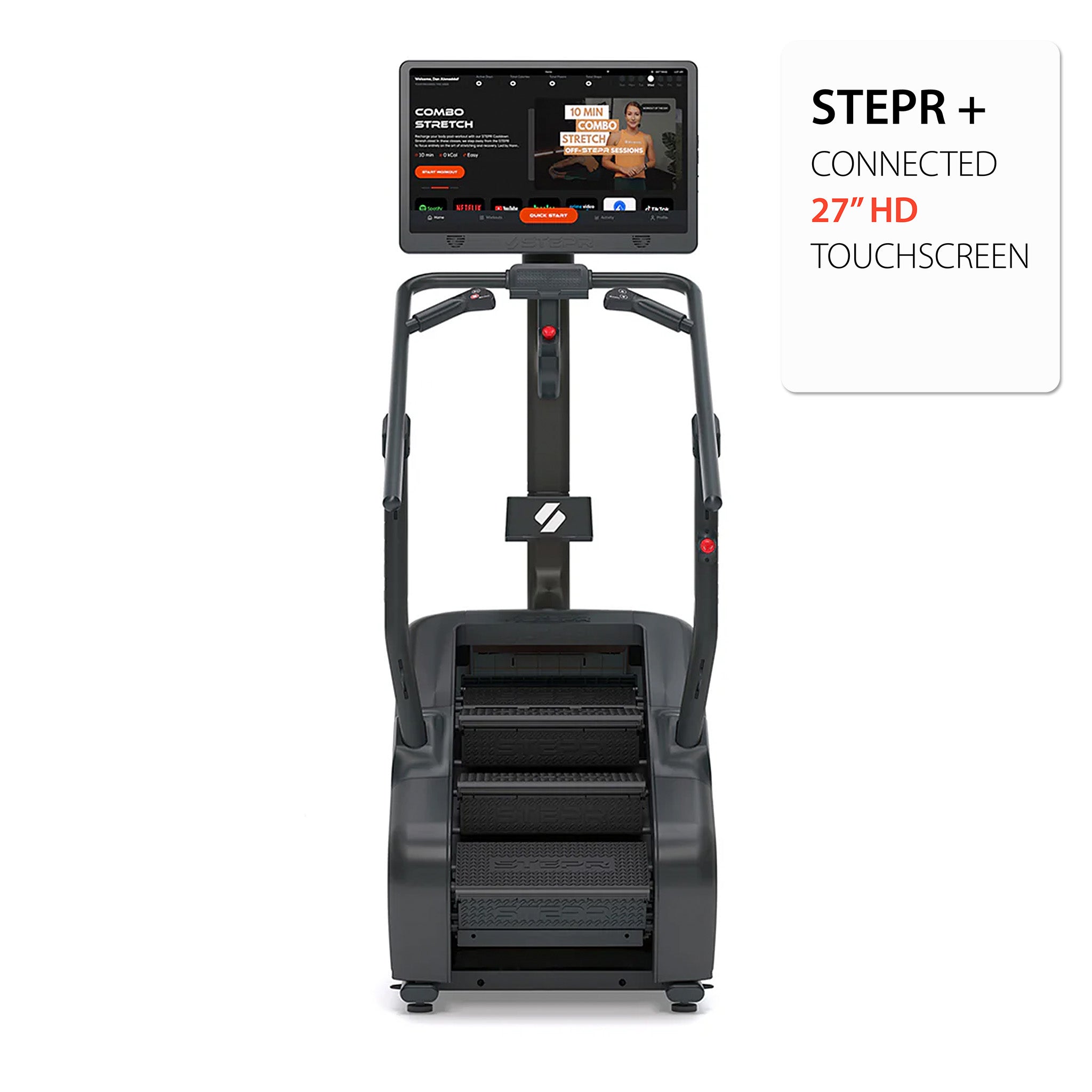 STEPR Stair Climber - Portable Folding Stepper Machine for Home Workout, Cardio & Fitness Training - Perfect for Small Spaces, Apartment & Office Use