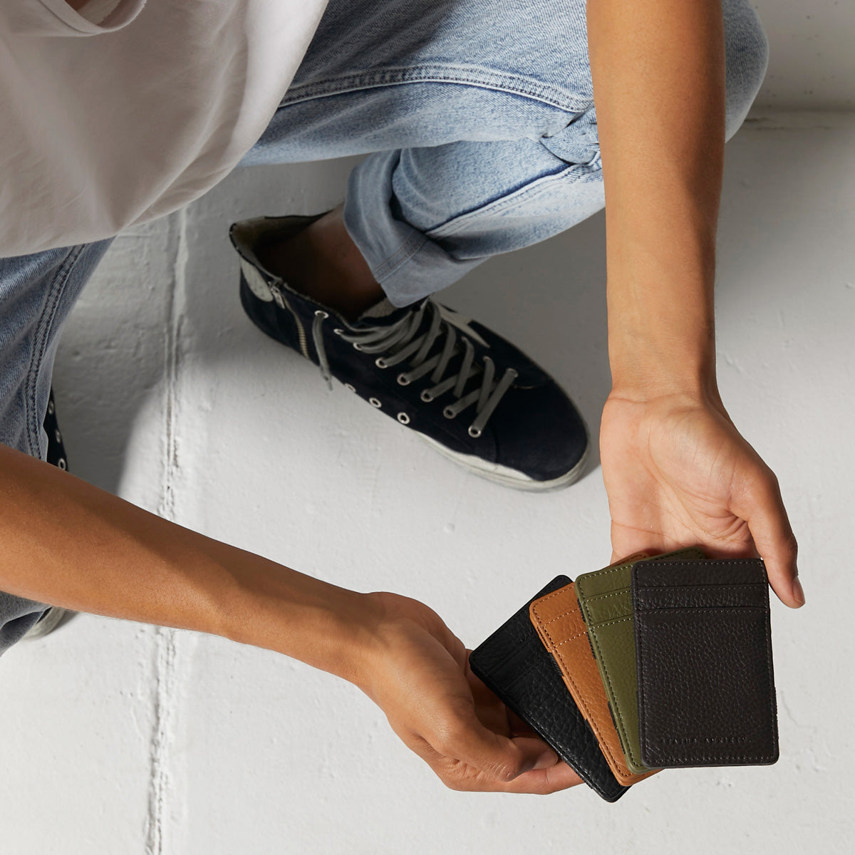 Slim RFID Blocking Flip Wallet for Men - Premium Black Leather Minimalist Card Holder for Everyday Use | Perfect for Travel, Business & Daily Essentials