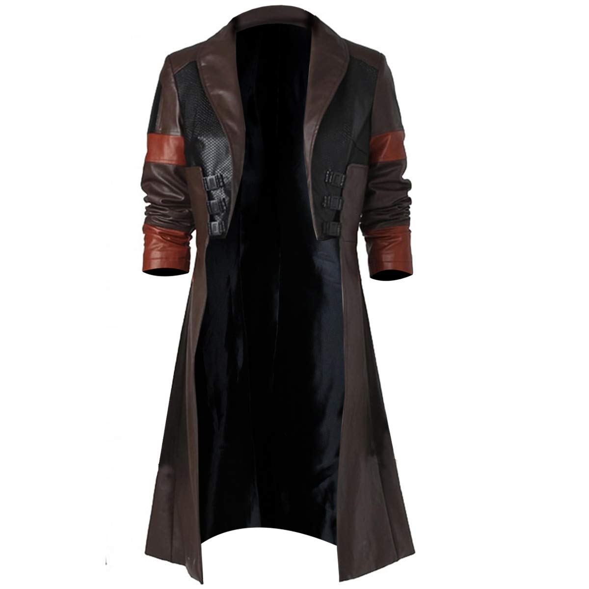 Gamora Trench Coat - Faux Leather Jacket for Women - Guardians of the Galaxy Cosplay Costume - Perfect for Halloween, Comic Con & Cosplay Events