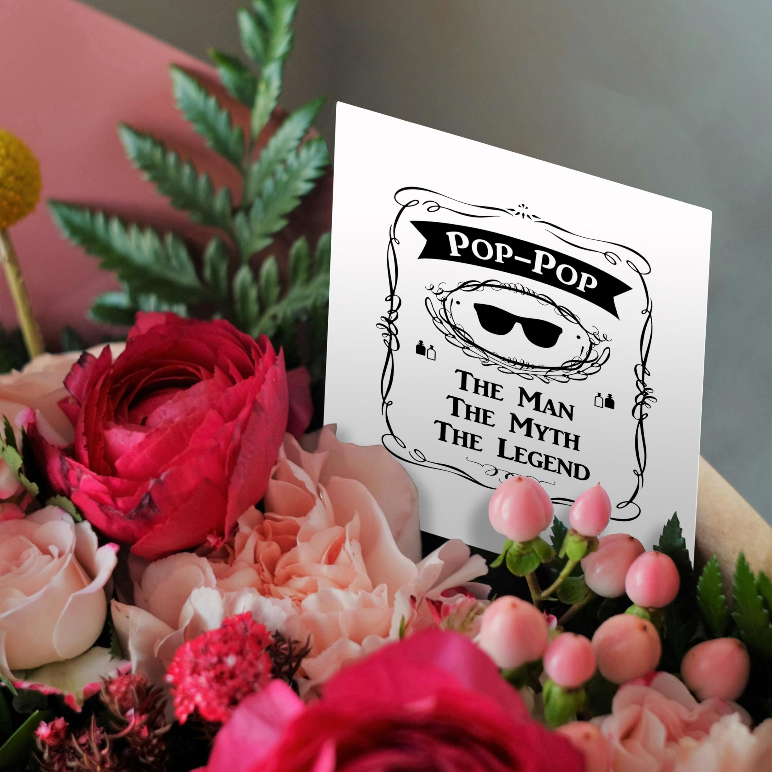 Funny Pop-Up Greeting Card for Grandpa - 'The Man The Myth The Legend' Humorous Birthday Gift | Perfect for Father's Day, Retirement & Special Occasions