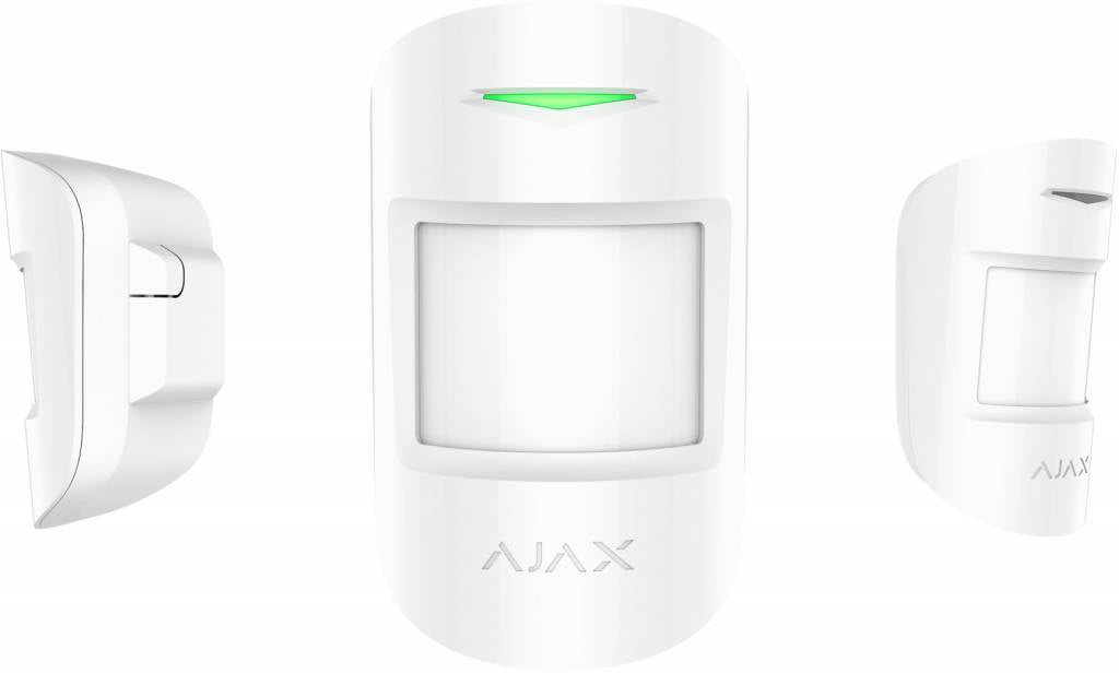 Wireless Alarm System Kit (White) - 4-Piece Home Security Set for Burglar Protection & Smart Home Integration