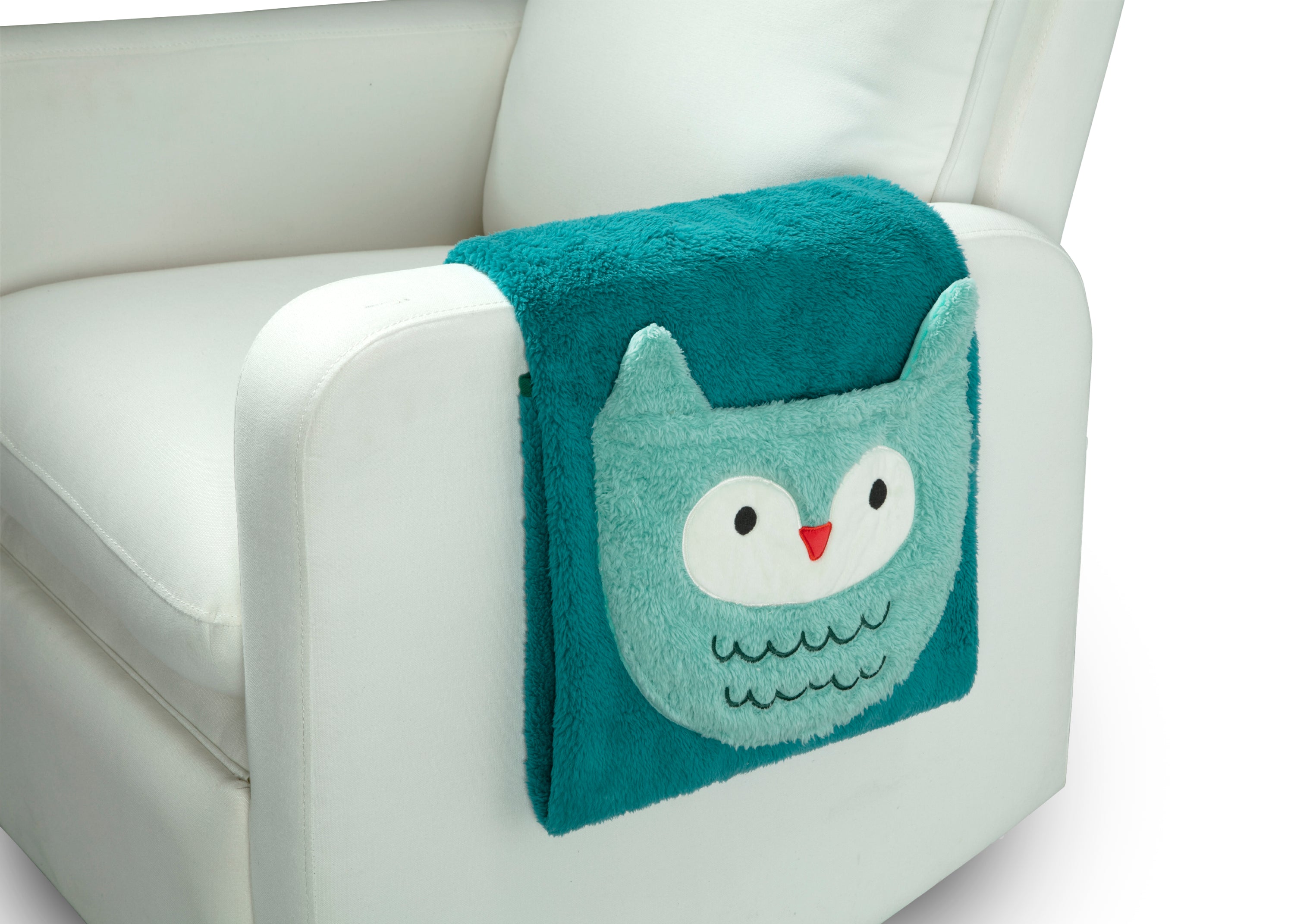 Cozy Sherpa Fleece Throw Blanket with Storage Pocket - Soft Warm Kids Blanket for Bedroom, Couch & Travel - Perfect for Nap Time, Movie Nights and Car Rides