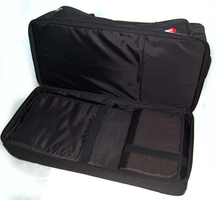 FORCE3 Ultimate Rolling Equipment Bag - Durable Heavy-Duty Sports Gear Storage with Wheels for Baseball, Football, Gym & Travel - Perfect for Athletes, Coaches and Team Equipment Transport