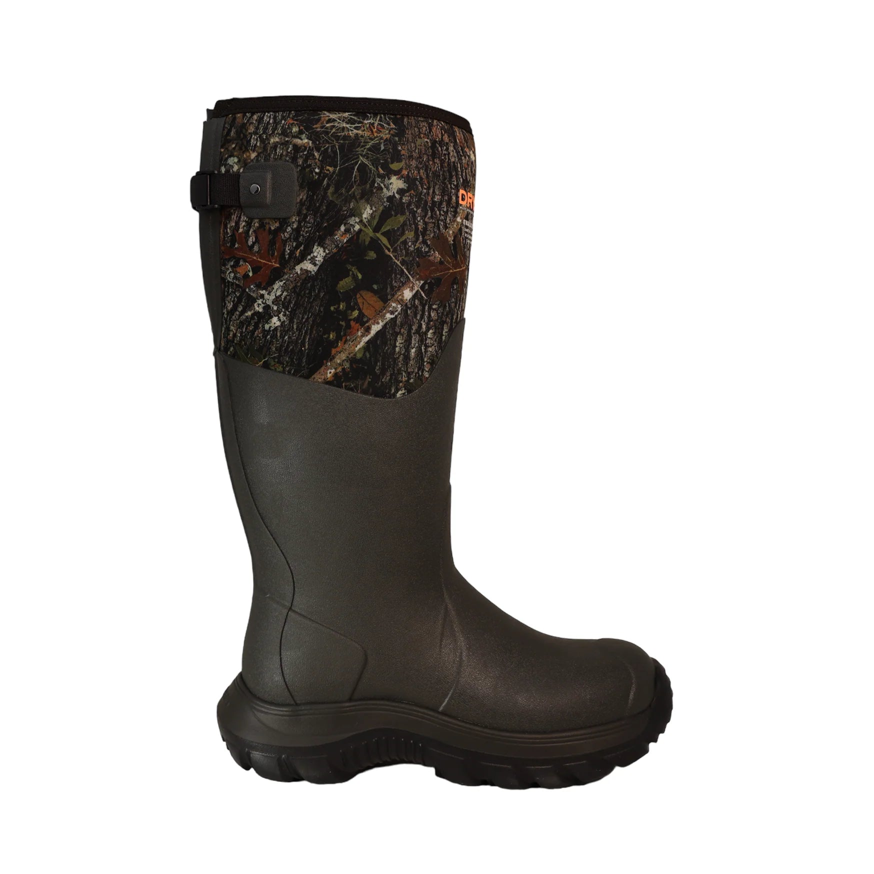 DRYSHOD Men's Evalusion Max Gusset Camo Waterproof Hunting Boots - Lightweight Insulated Rubber Boots for Outdoor, Fishing & Farm Work