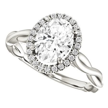 3.30 Carat Oval Cut Moissanite Engagement Ring for Women, Sterling Silver Wedding Band, Anniversary Christmas Birthday Valentine's Day Gift Jewelry - Perfect for Proposals, Weddings & Special Occasions