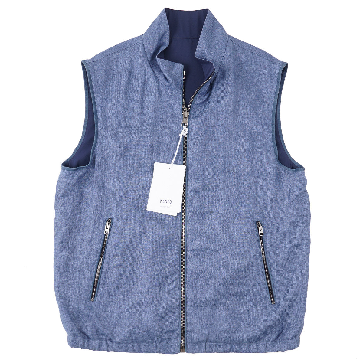 Reversible Linen and Polyester Vest for Men & Women - Lightweight Layering Piece for Spring & Fall Fashion | Perfect for Office, Travel and Outdoor Activities