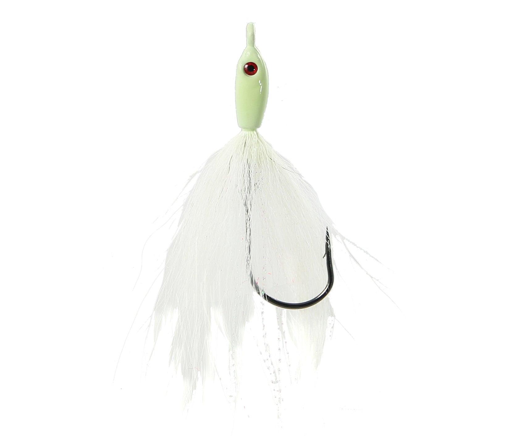 Jigging World Fluke Candy Teasers V2 with Bucktail - Premium Saltwater Fishing Lures for Fluke, Flounder & Striped Bass - Ideal for Inshore & Offshore Fishing Trips