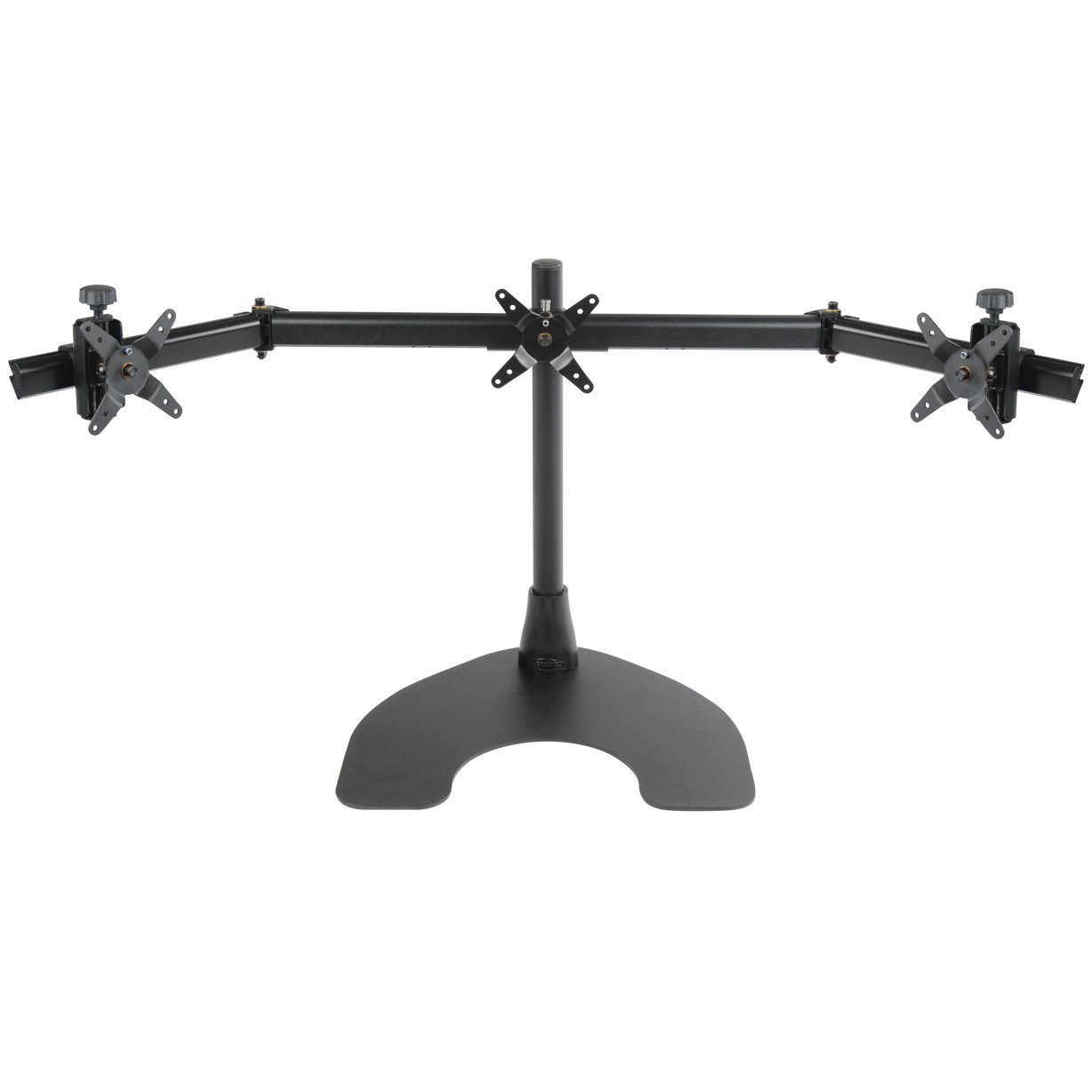 Ergotech Triple Horizontal LCD Monitor Arm Desk Stand (100-D16-B03) - Adjustable Mount for 3 Screens up to 27