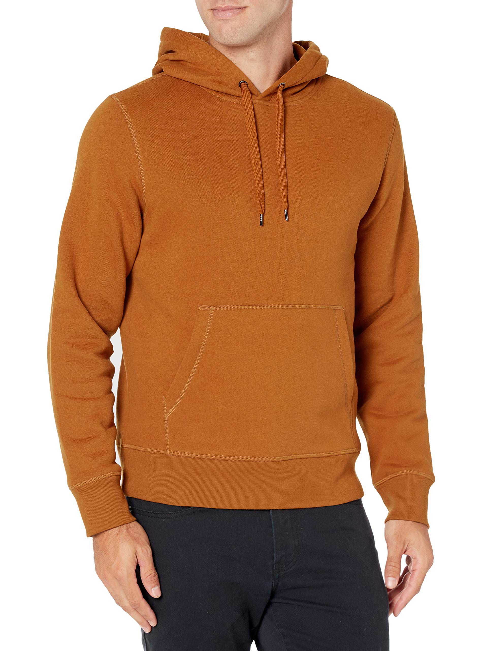 Amazon Essentials Men's Fleece Hooded Sweatshirt | Big & Tall Sizes | Soft Cotton Blend Pullover for Casual Wear, Gym & Outdoor Activities