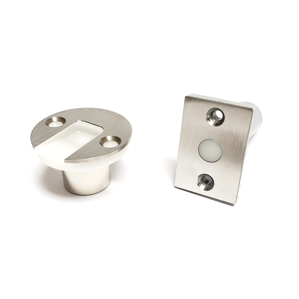 Ghostop GS300 Hidden Door Stop - Invisible Door Stopper for Home & Office Security - Perfect for Sliding Doors, Glass Doors & Hardwood Floors
