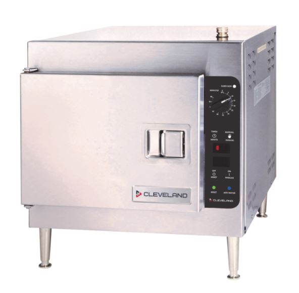 Garland Cleveland SteamCraft Ultra 3 Pan Electric Countertop Steamer 208V - Commercial Kitchen Equipment for Restaurants, Catering & Food Service